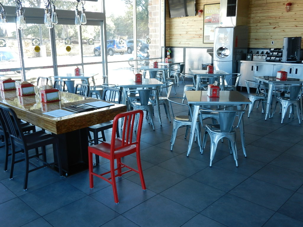 Burger FiDining Furniture Restaurant Installation